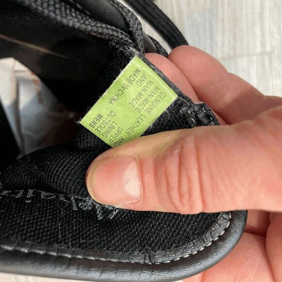 Timberland Men's Black Leather Yele Haiti Earthkeeper Lace-Up Ankle Boots SZ 10 - Picture 7 of 9